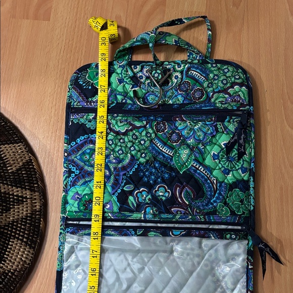 Vera Bradley Floral Blue and Green Travel Bag - Picture 12 of 16
